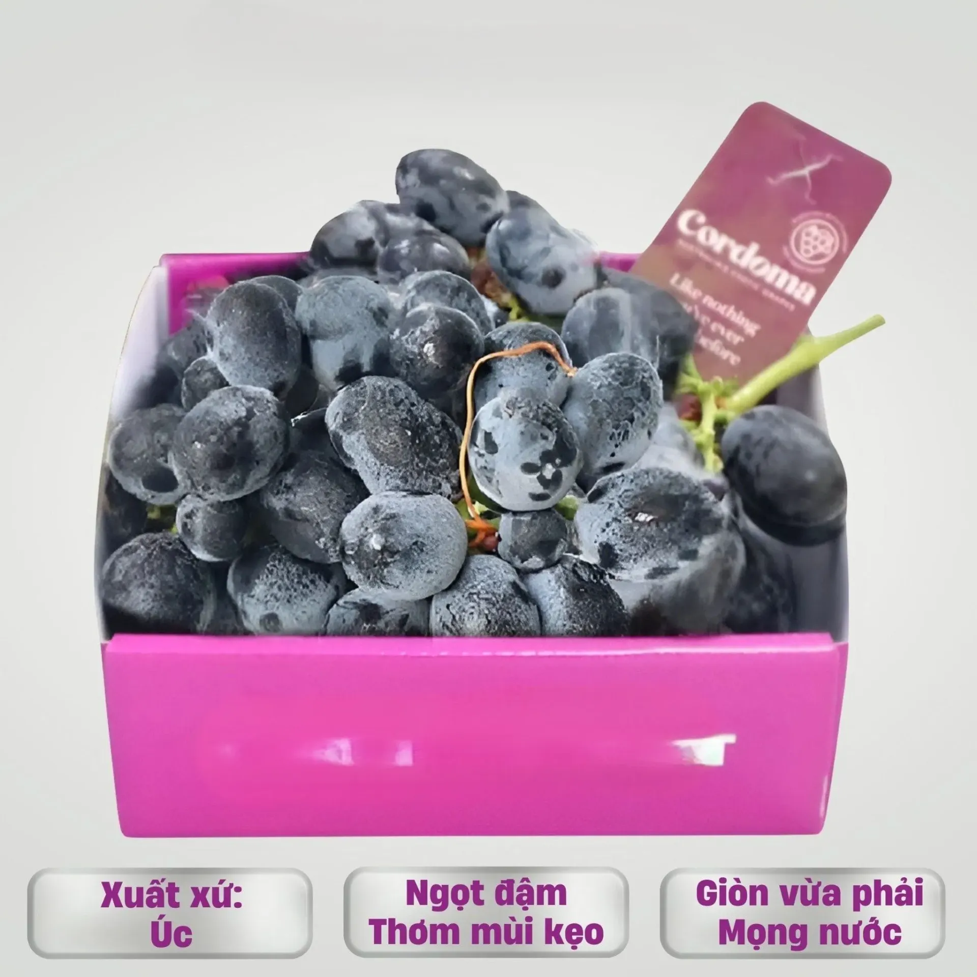 Nho Đen Kẹo Candy Crunch Úc