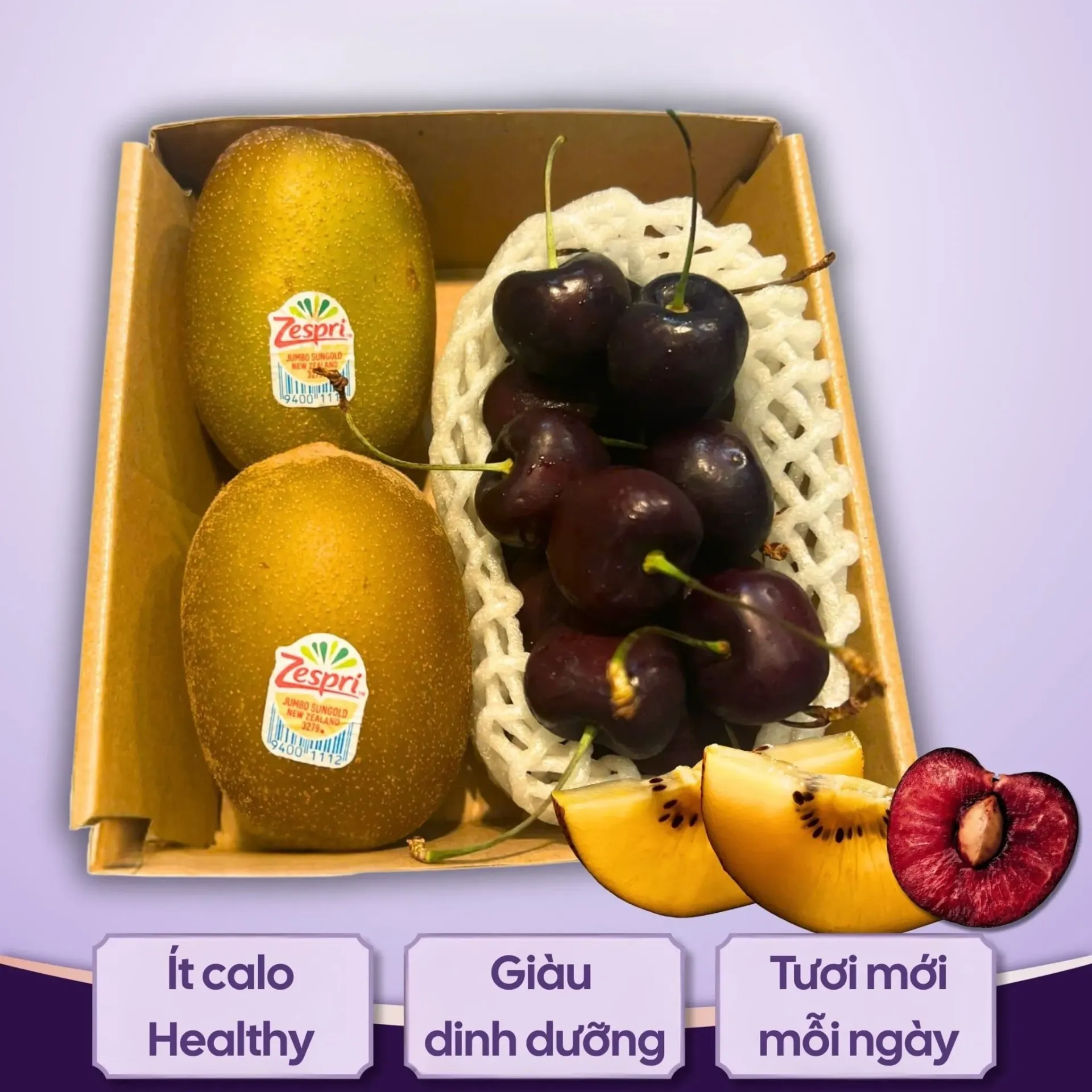 Fruit Box - Bộ Đôi Trái Cây Cho Bữa Sáng Giàu Dinh Dưỡng