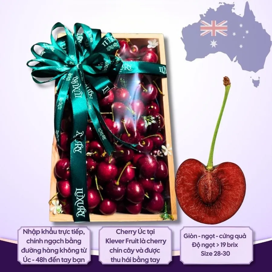 Cherry Jumbo Úc Size 28 - 30mm - Australian Cherries