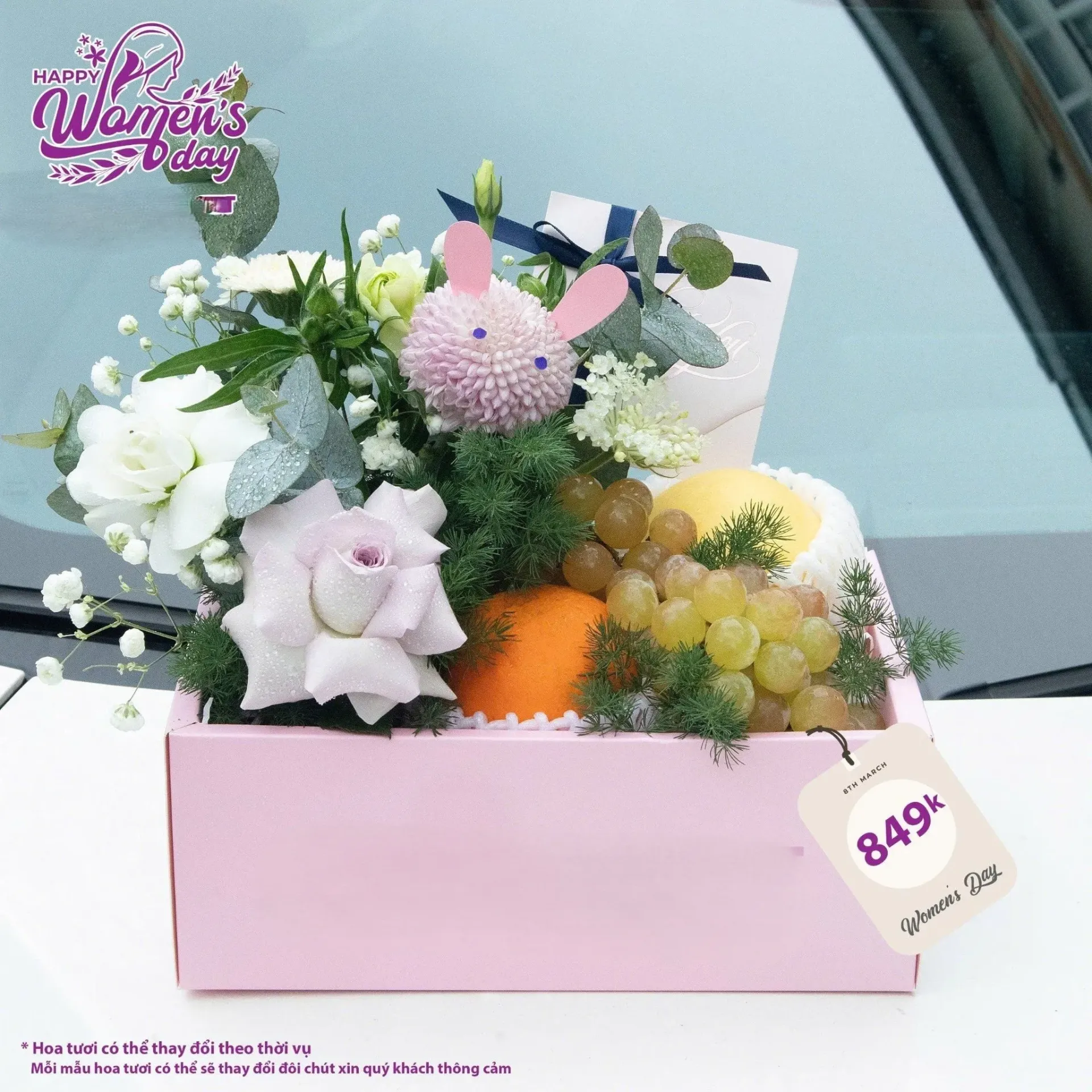 Hộp Quà Hoa Tươi