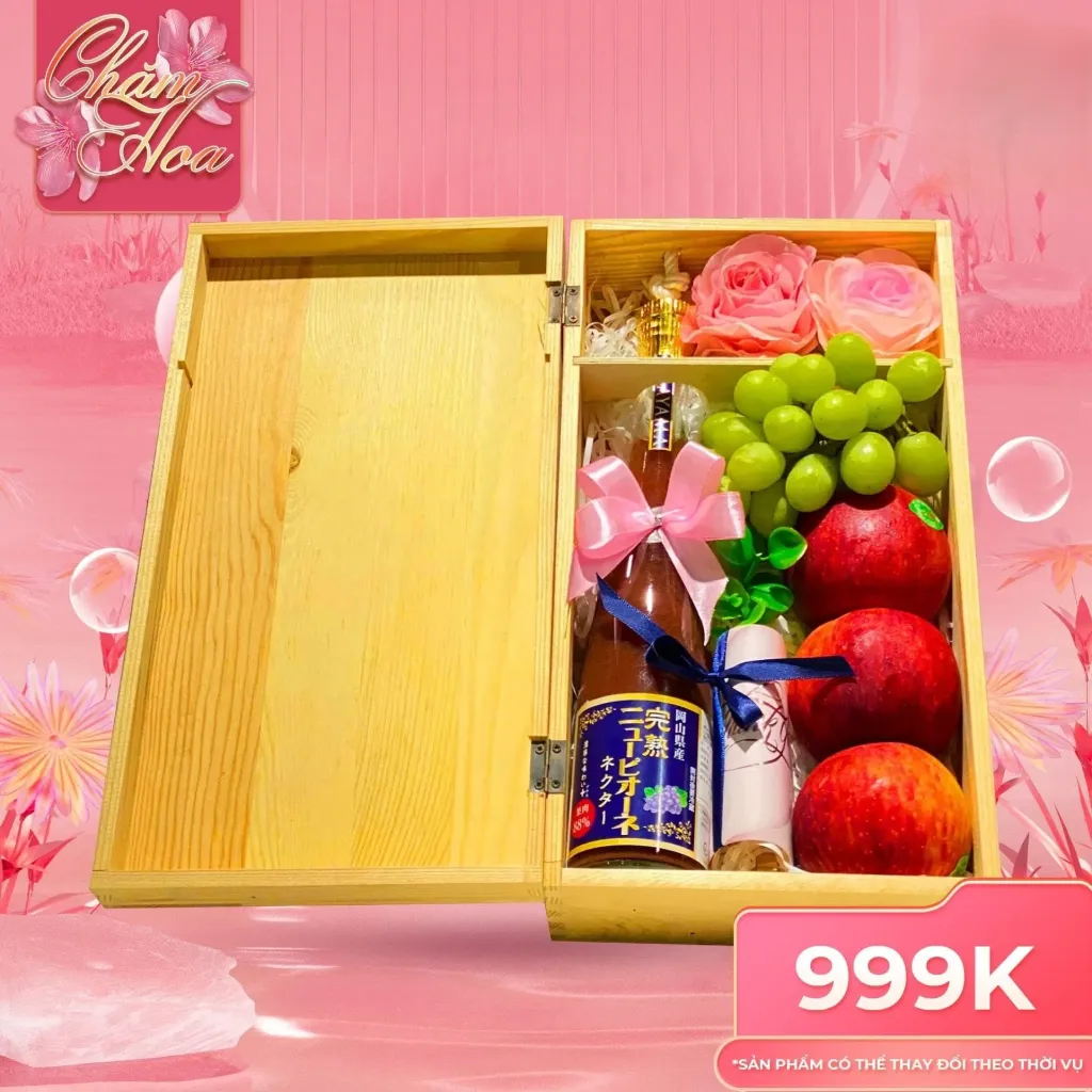 Hộp quà Vị Nho xứ Anh Đào