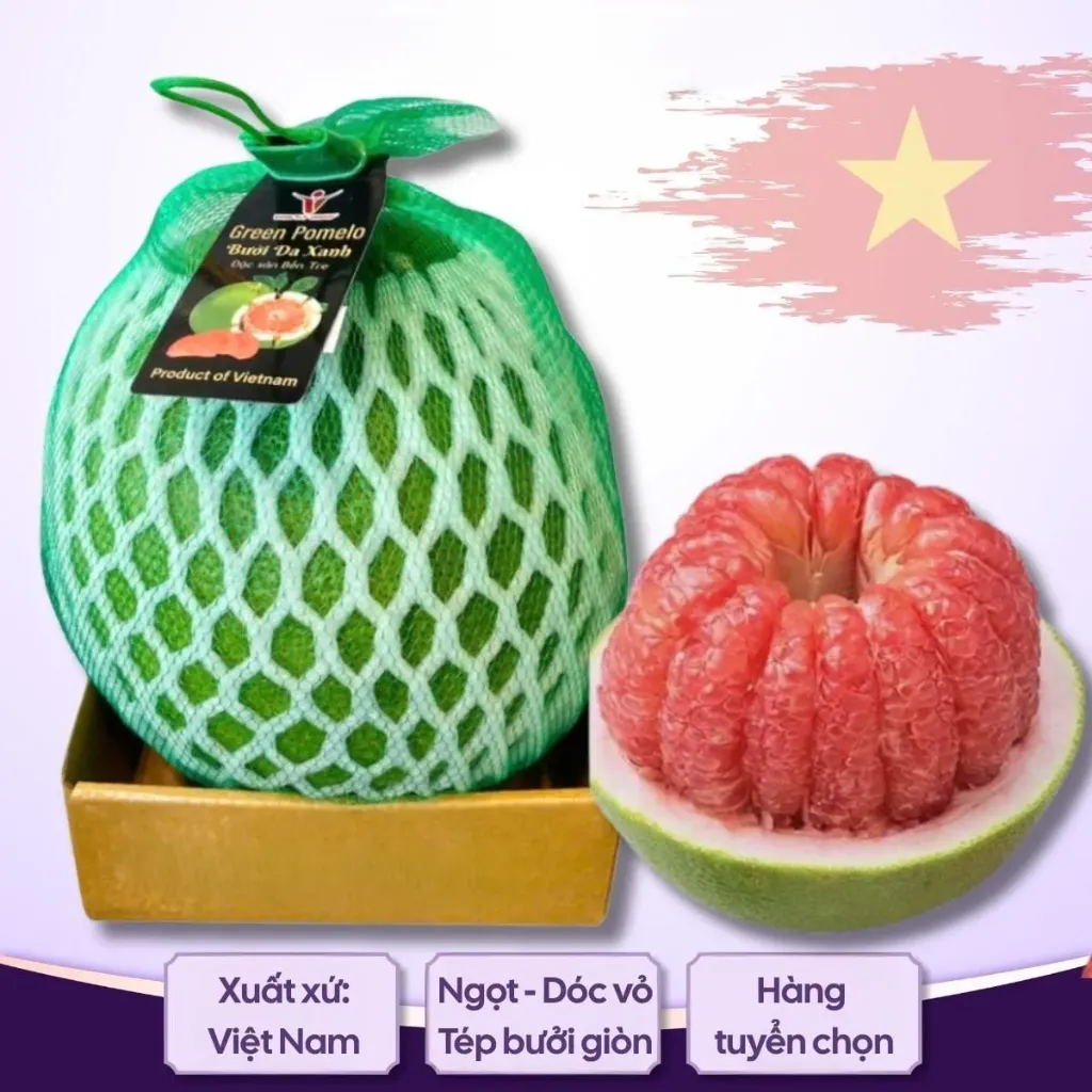 Bưởi Hồng Da Xanh